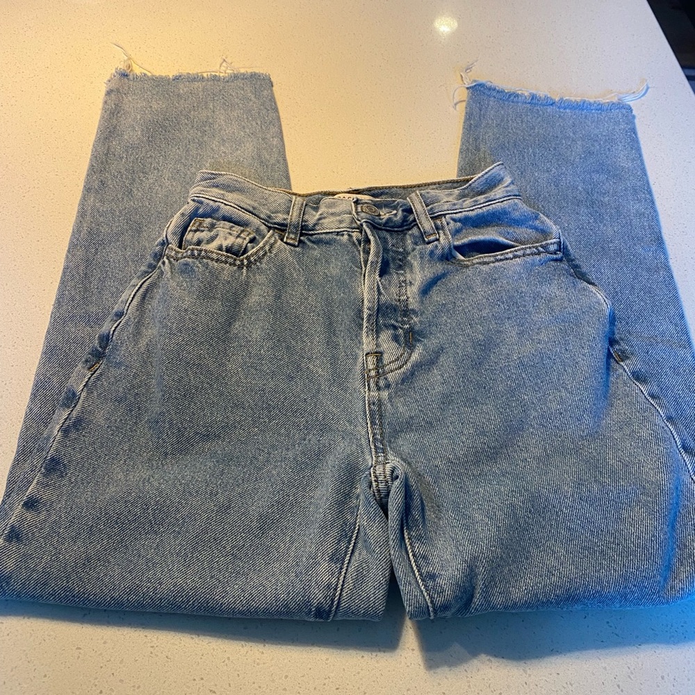 Pac Sun high rise straight jeans Sz 22 Junios